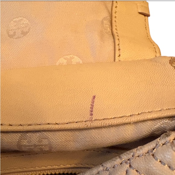 Tory Burch Quilted Leather Marion Shoulder Bag in Blush - Picture 9 of 14